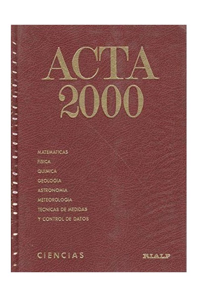 Acta 2000 Ciencias
